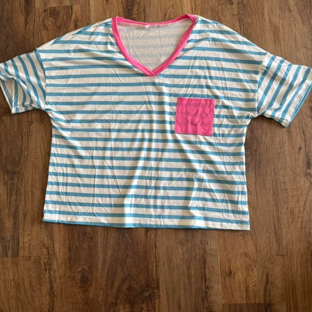 Casual Striped T Shirt